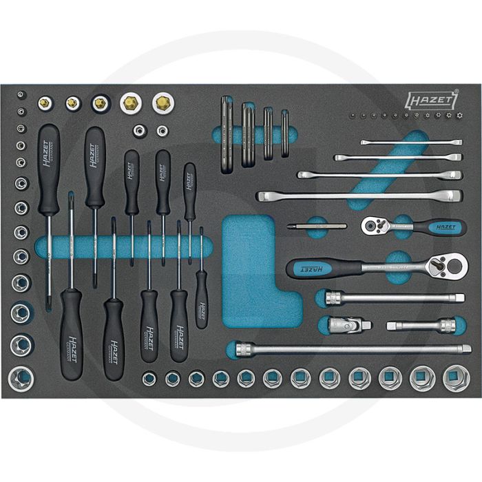 Hazet Dopsleutelset, TORX® dubbele ringsleutels, dopsleutels, 519 mm.