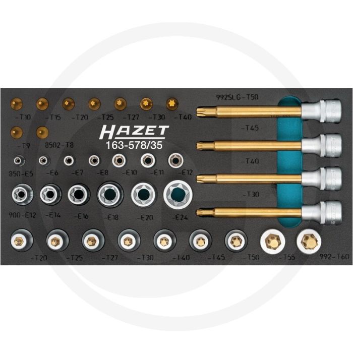 Hazet TORX® Werkzeug-Satz met Safety-Insert-System