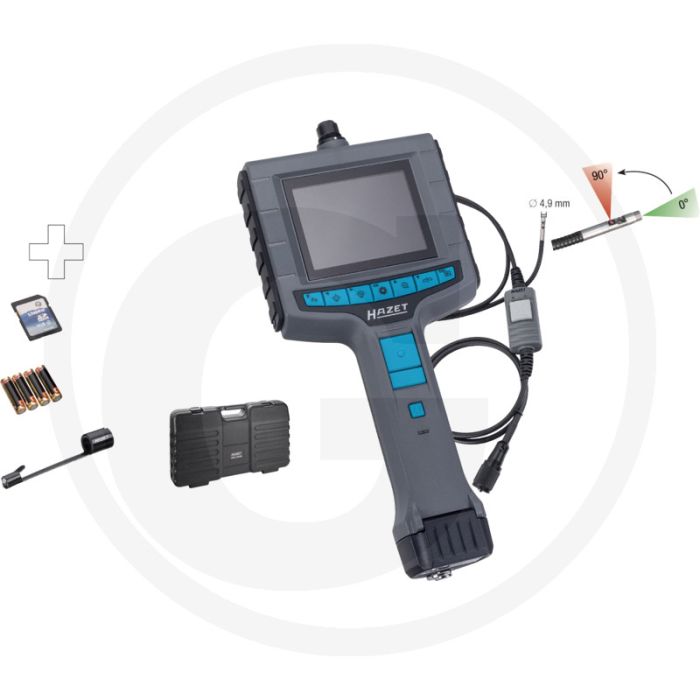 Hazet Video-endoscoop met 4,9 mm microlens en LED-lichtbronnen