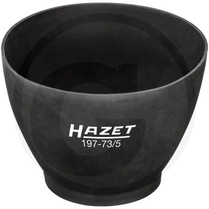 Hazet Gipsbecher VE5 - Weicher Gummi, Ø125mm, H95mm, 5x Gipsbecher