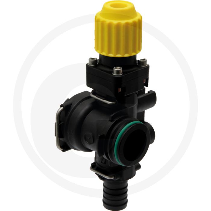 ARAG Proportioneel-regelventiel (Serie 463T,  manueel, met gaffelaansluiting T5 en tuit 25 mm)
