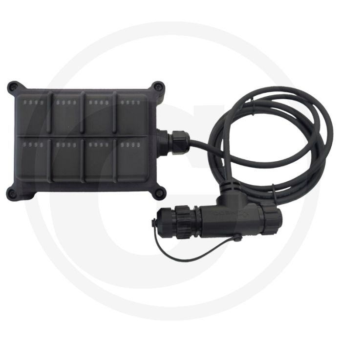 B-Isobus keypad met gekleurde LED's & 28 knoppen - IP68, 1M schakelcycli, LIN2.0 uitbreiding.