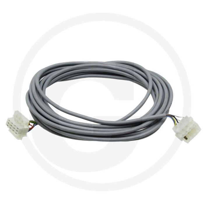 Stroomkabel (met losse kabeleinden,  ; 2x 1,0 mm² met zekering en stekkerverbinding,  ; 2 m lang	)