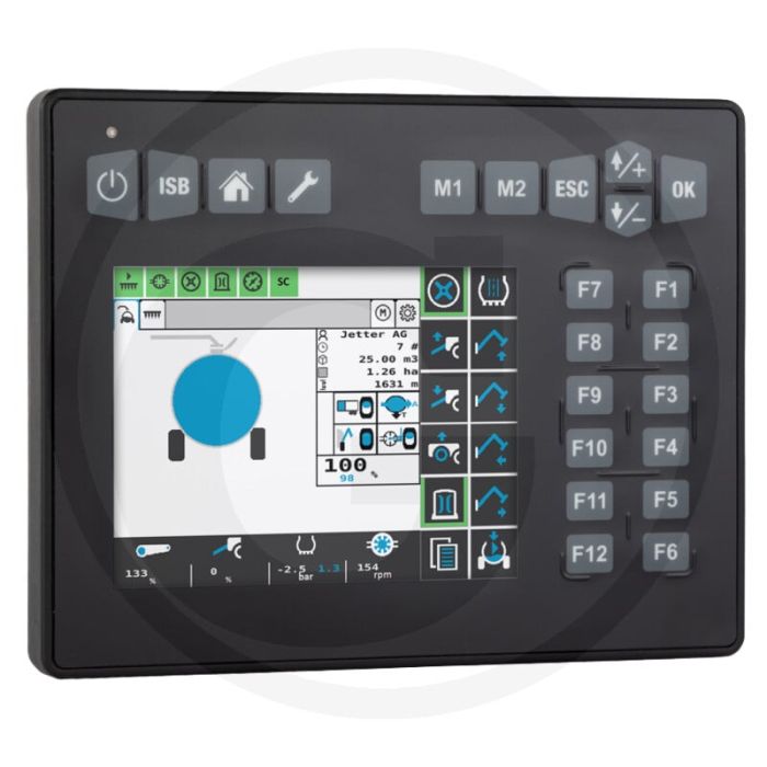 BUCHER automation Isobus terminal JVM-306 incl. draaiknop - 5,7" touchscreen, 12 softkeys, ISOBUS UT, RTC, USB. BUCHER automation Isobus terminal JVM-306 incl. draaiknop - 5,7" touchscreen, 12 softkeys, ISOBUS UT, RTC, USB.