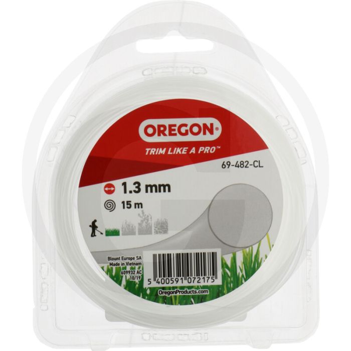 OREGON Trimmerdraad nylon (ColouredLine rond (wit))