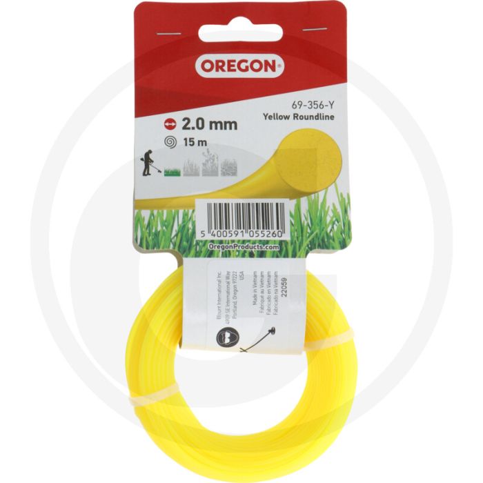 OREGON Trimmerdraad nylon (YellowLine rond)