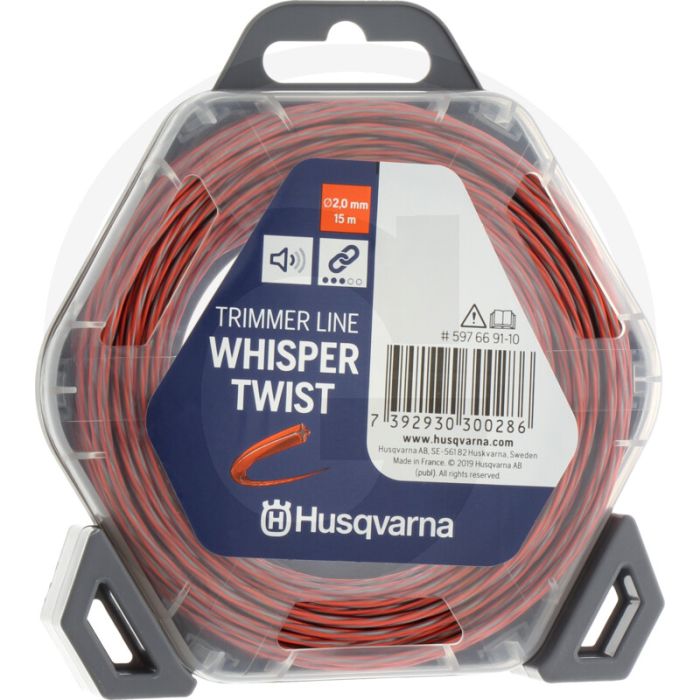 Husqvarna Nylonfaden Whisper-Twist (Faden-Ø 2,0 mm / 15 m)