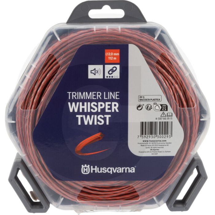 Husqvarna Nylonfaden Whisper-Twist (Faden-Ø 2,0 mm / 112 m)