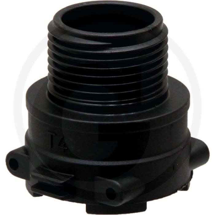 Tecomec M-deel T6 met buitendraad 1 1/2" (recht)