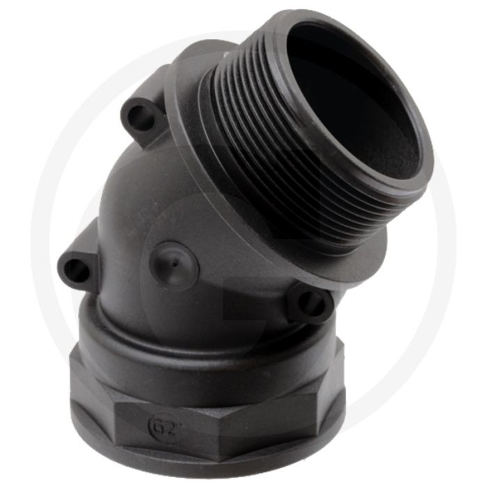 ARAG Bocht 45°, 1x IG 2" en 1x AG 2" (45°)