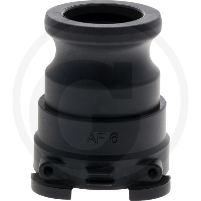 Tecomec Adapter M-deel T6 nr Camlock 1 1/2" - T6, Camlock 1 1/2", Ø = 1 1/2" - 80 mm