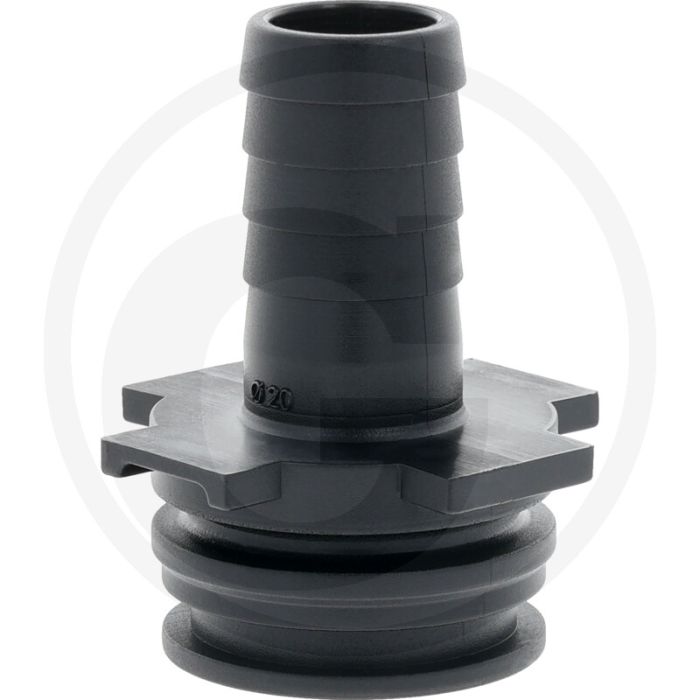 Tecomec V-deel T4 met slangtule Ø 20mm (recht)