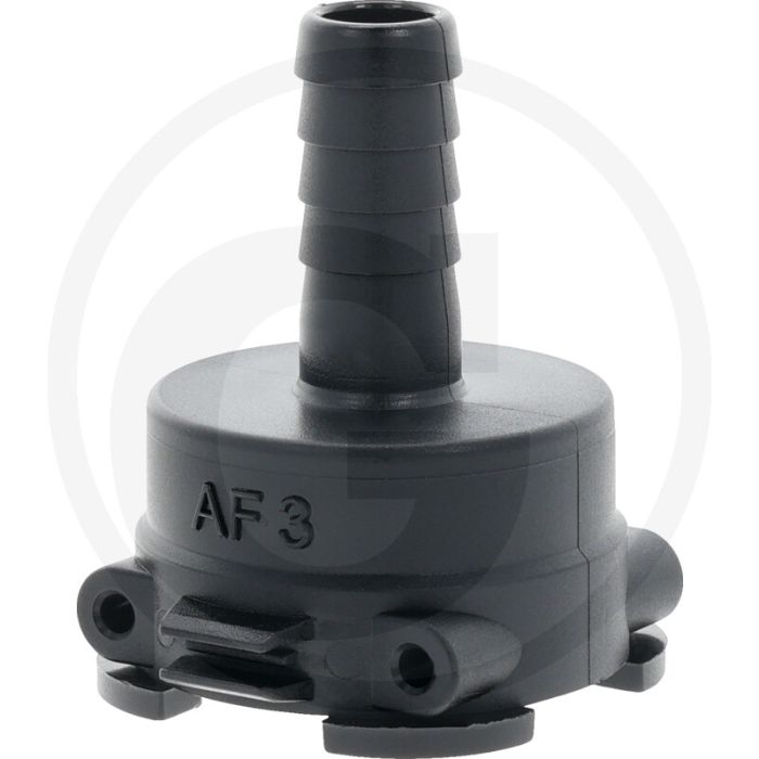 Tecomec M-deel T3 met slangtule Ø: 13 mm (recht)