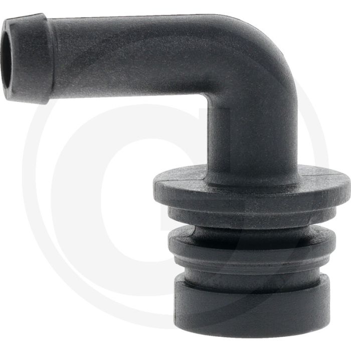 Tecomec V-deel T2, 90° met slangtule Ø: 13 mm (90°)