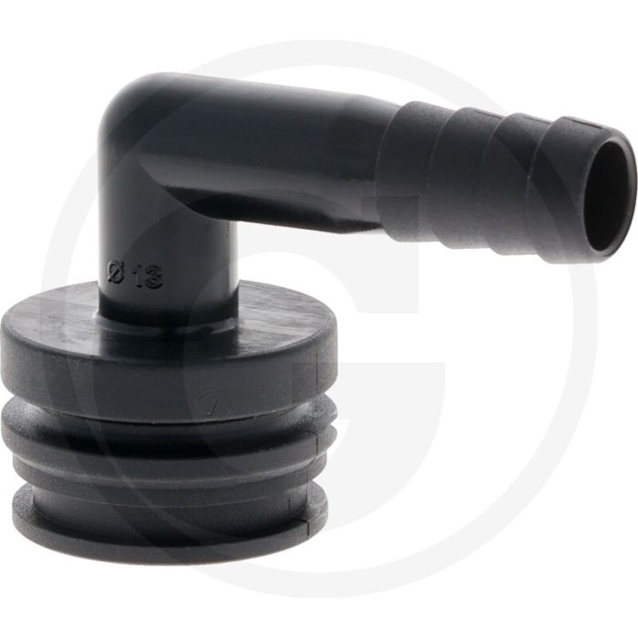 Tecomec V-deel T3, 90° met slangtule Ø: 13 mm (90°)