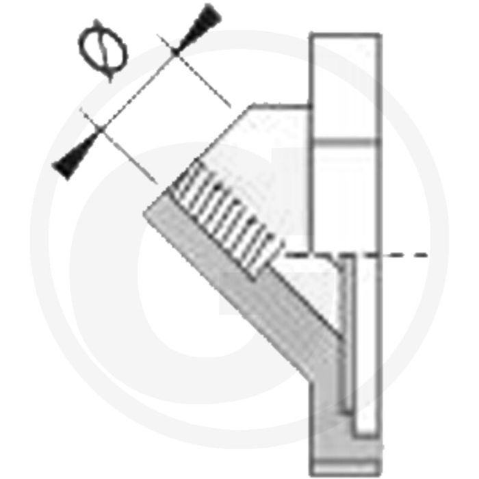 ARAG Manometeraansluiting Messing Ø 1/4" BSP Afb. nr. 9
