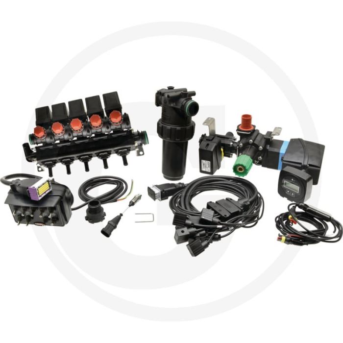 ARAG Elektrische ombouwset 5 secties (met standaard filter (50 mazen))