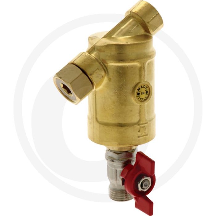 Braglia Drukfilter M 146 (met 1 x binnendraad en 1 x wartelmoer)
