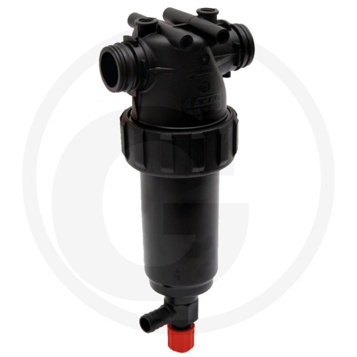 ARAG Drukfilter (zelfreinigend, tot 15 bar.  Filtermarkering: blauw  Bypass minimaal 30 l/min)