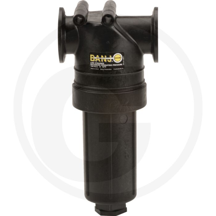 BANJO Zuigfilter 2", 50 mazen - Flensaansluiting 2"