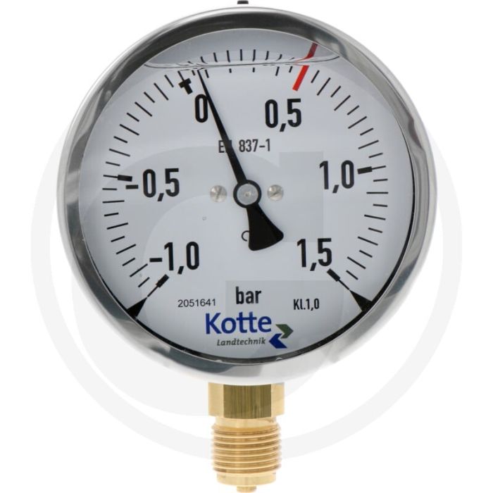 Glycerinemanometer (Draad: 1/2")