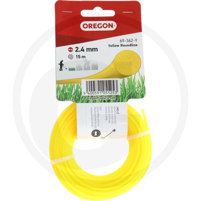 OREGON Trimmerdraad nylon (YellowLine rond)