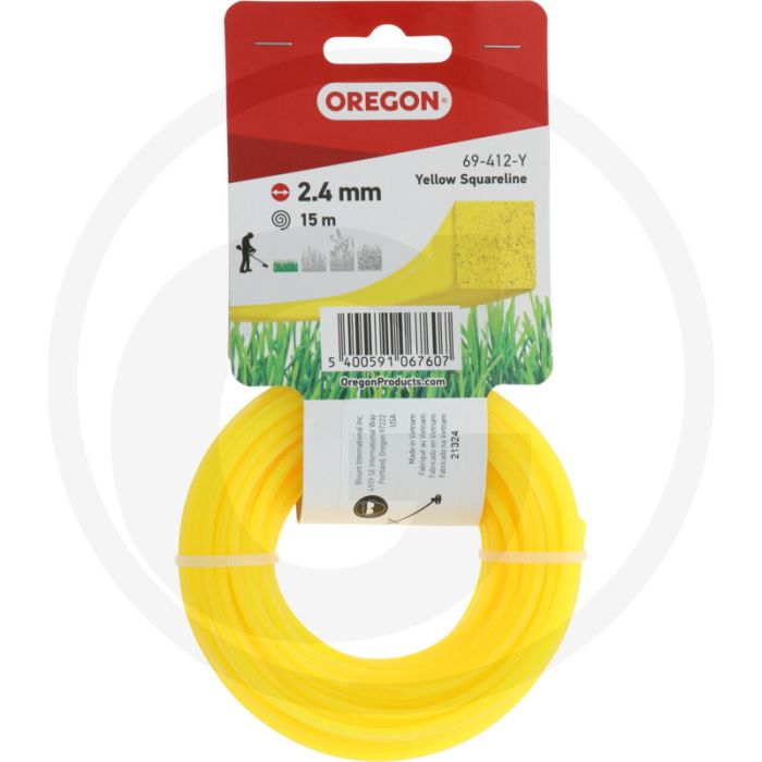 OREGON Trimmerdraad nylon (YellowLine vierkant)