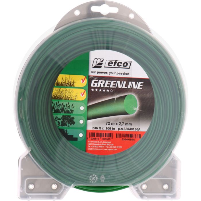 EMAK Trimmerdraad nylon (Greenline vierkant (63040236A))