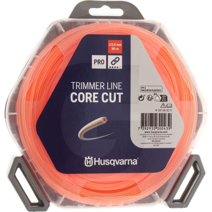 Husqvarna Nylonfaden Core-Cut (Faden-Ø 2,4 mm / 90 m)