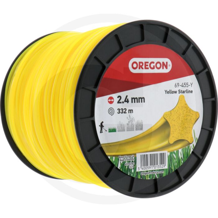 OREGON Trimmerdraad nylon (YellowLine ster)