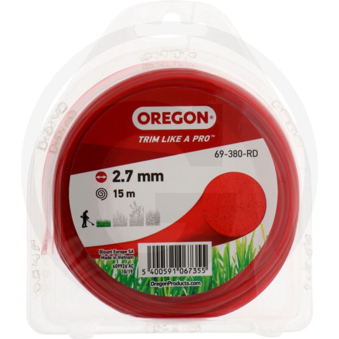 OREGON Trimmerdraad nylon (ColouredLine rond (rood))