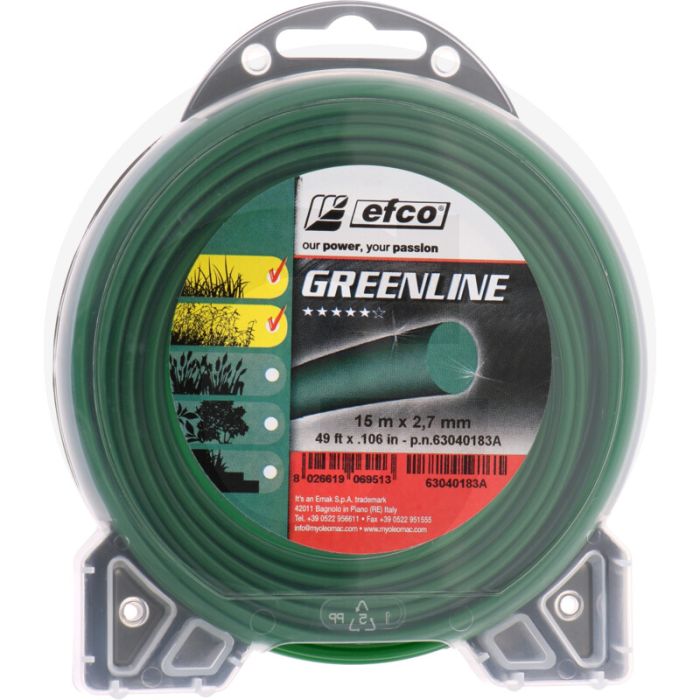 EMAK Trimmerdraad nylon (Greenline rond (63040183A))