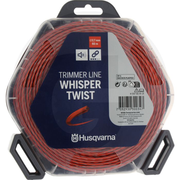 Husqvarna Nylonfaden Whisper-Twist (Faden-Ø 2,7 mm / 60 m)