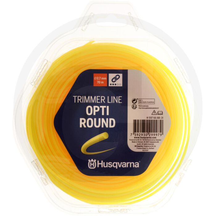 Husqvarna Nylonfaden Opti-Rund (Faden-Ø 2,7 mm / 70 m)