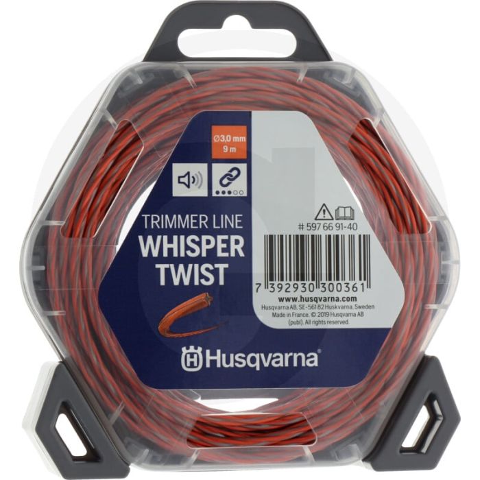 Husqvarna Nylonfaden Whisper-Twist (Faden-Ø 3,0 mm / 9 m)