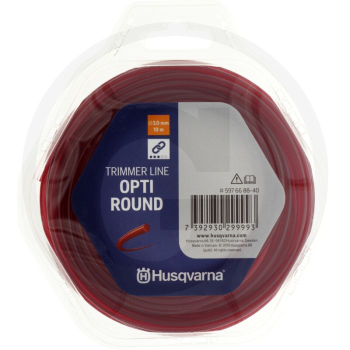 Husqvarna Nylonfaden Opti-Rund (Faden-Ø 3,0 mm / 10 m)