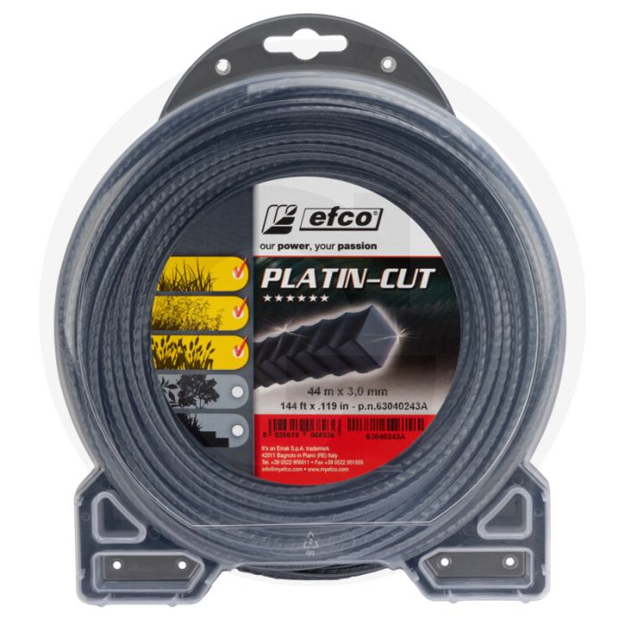 EMAK Trimmerdraad nylon (Platin-Cut 4-kant getand (63040243A))