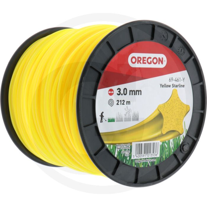 OREGON Trimmerdraad nylon (YellowLine ster)