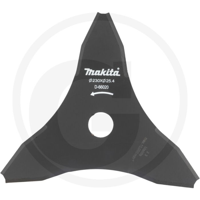 Makita 3-tands mulchmes voor struikgewas 230mm snijbreedte.