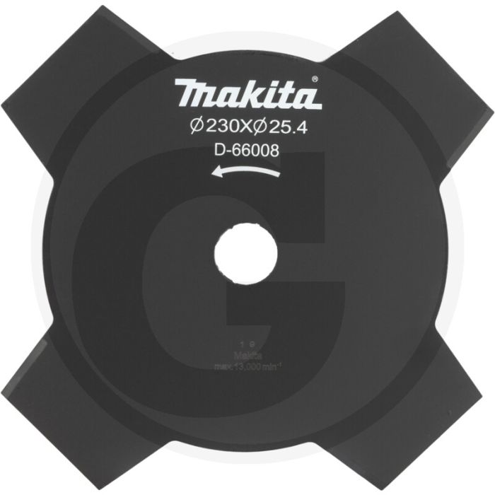 Makita 4-tands grasmaaimes 230mm, 25,4mm boring