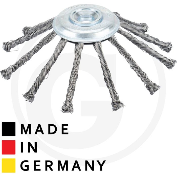 Onkruidborstel accu (Buiten-Ø: 175 mm, boring 12,0 mm, 12 vlechten)