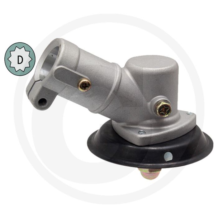 Haakse aandrijfkop D-Opname 28mm 10T D-Profiel - M10 x 1,25 - 25,4mm