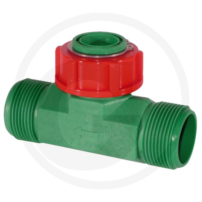 POLMAC Doorstroommeter 1 1/4", 20 bar, 3-20 l/min.