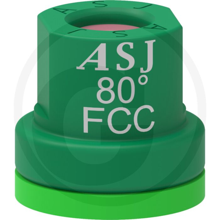 ASJ Volledige kegel sproeidop 80° FCC - Groen keramiek - 12 mm.