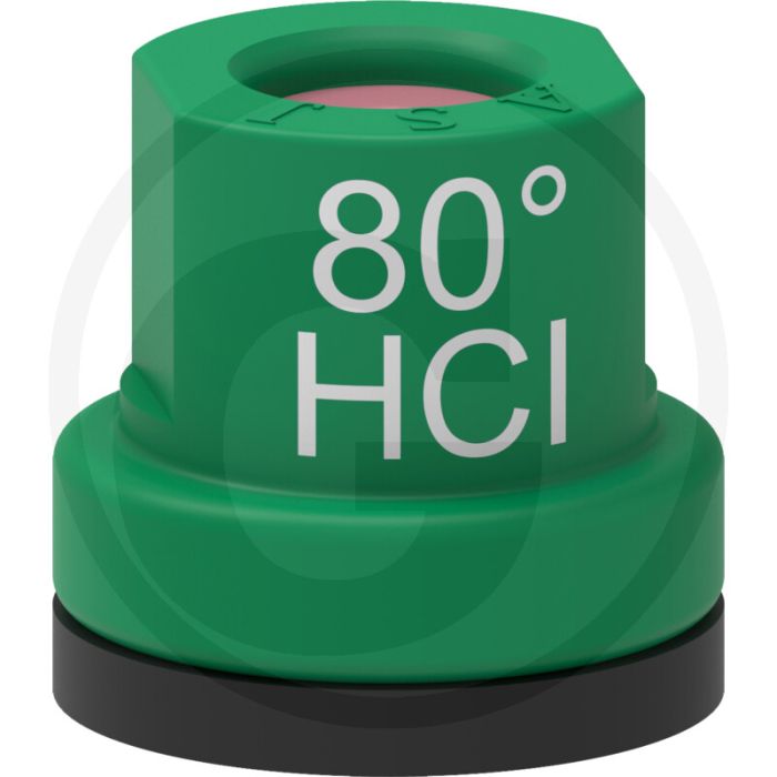 ASJ Holle kegelsproeidop 80° HCI - Groen Keramiek.