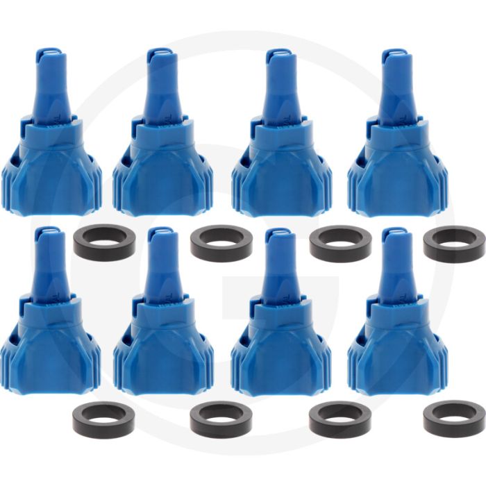Nozal VPE 8 Injektordüse HDRX-R Blau 120° Spuithoek