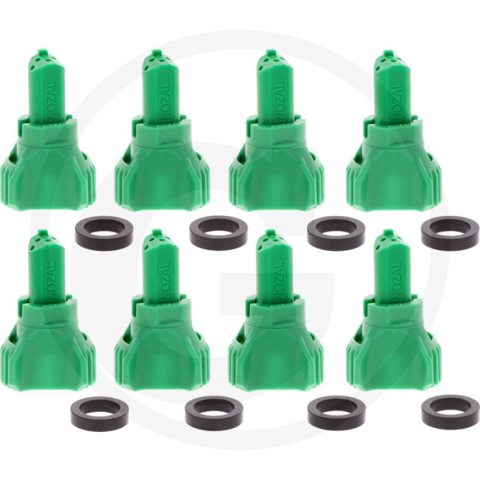 Nozal VPE 8 Flüssigdüngerdüse R5X Grün 100° Spuithoek