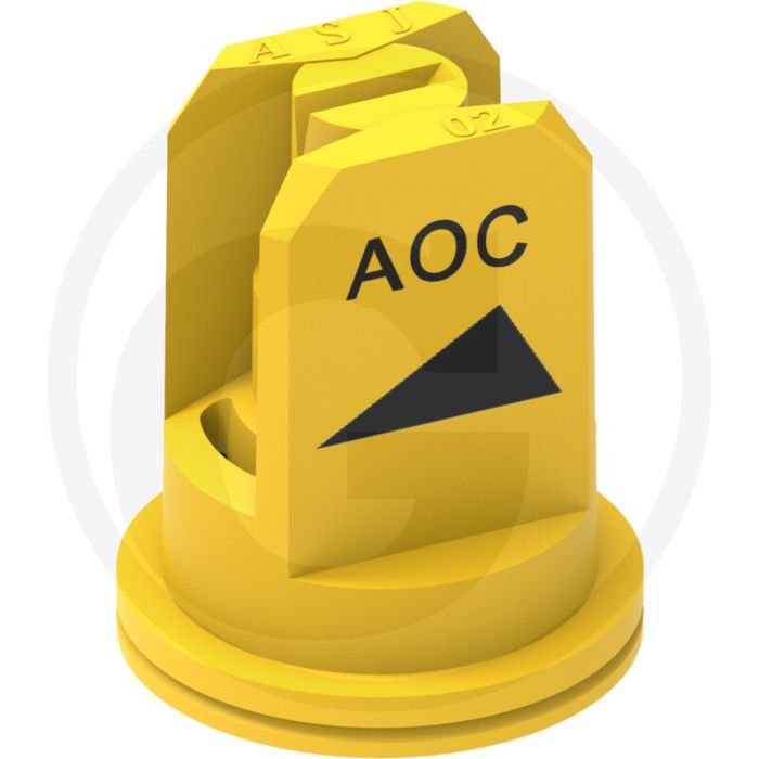 ASJ Lucht injector hoekstraaldop 80° AOC - Oranje, Kunststof - 80° - Sleutelwijdte: 8
