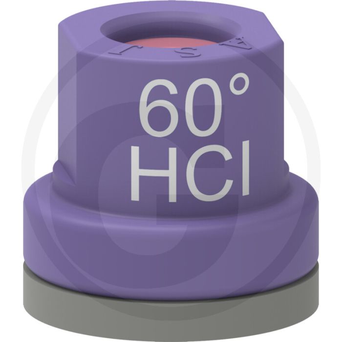 ASJ Holle kegelsproeidop 60° HCI - Paars, Kunststof, Keramiek.
