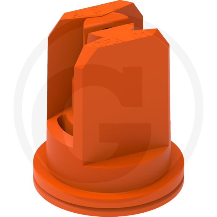ASJ Injector vlakstraal sproeidop 110° CFA - Oranje, Kunststof - Sleutelwijdte 8